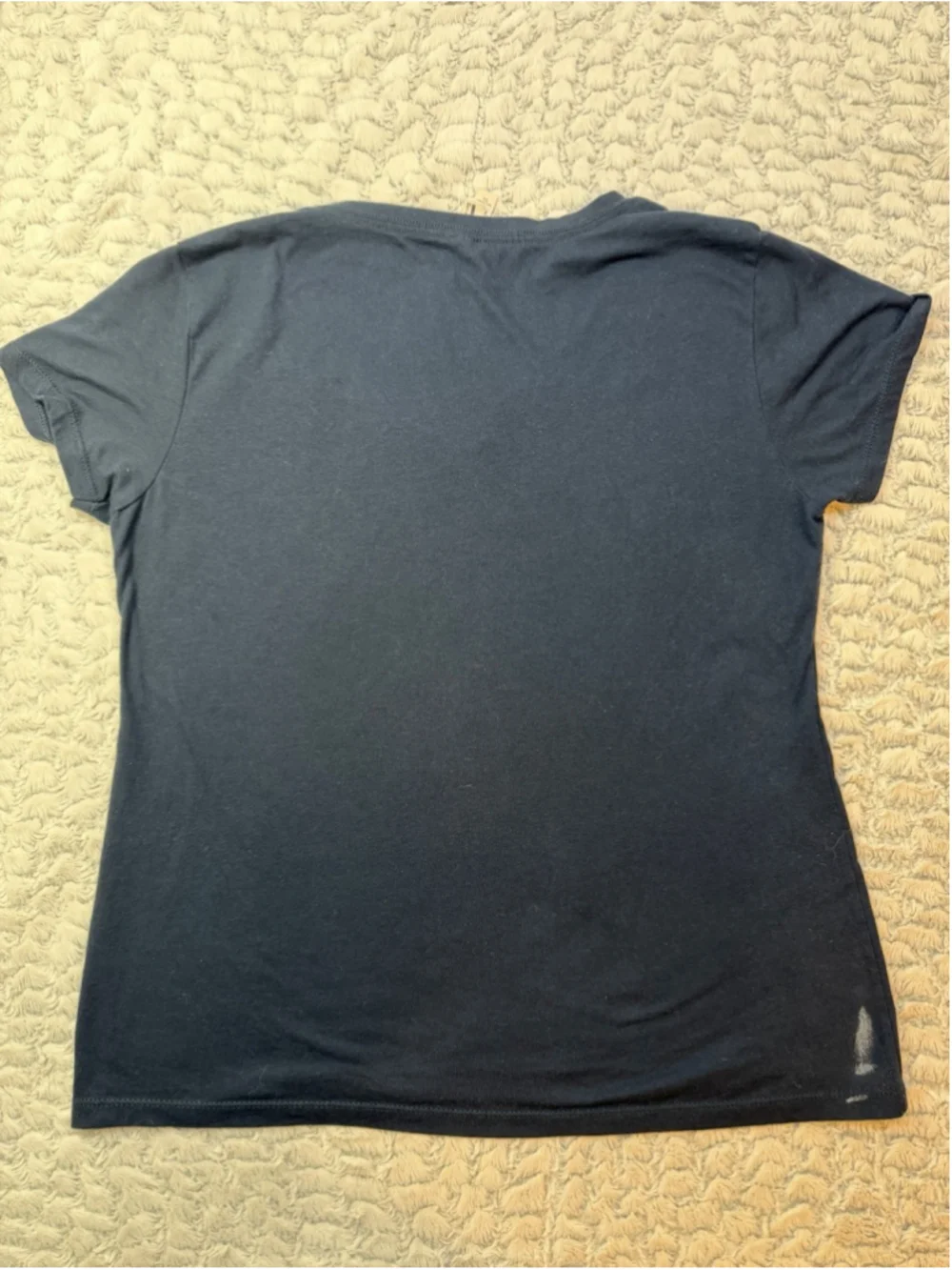 Next Level Women's Black V-Neck Short Sleeve Heart Graphic T-Shirt XXL